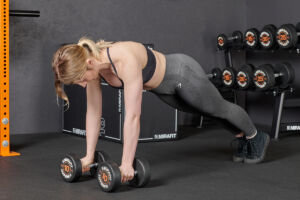 Devils Press with Mirafit Rubber Dumbbells