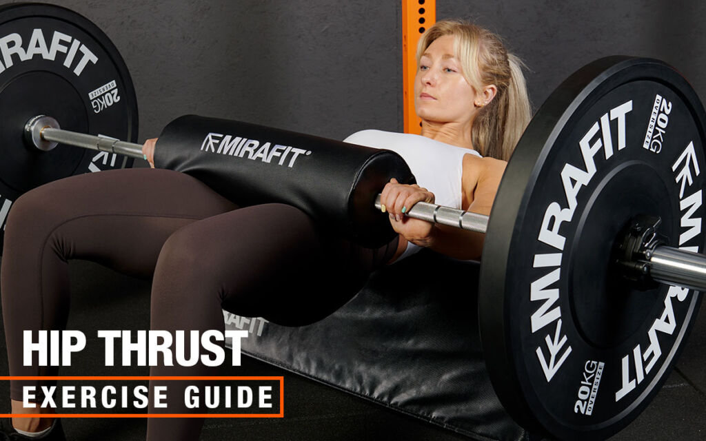Hip thrust using Mirafit hip thrust plates