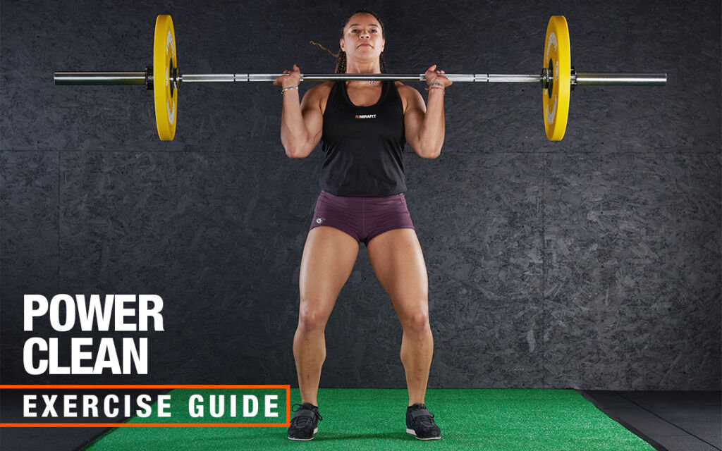 Power clean with Mirafit Barbell
