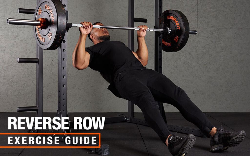 Reverse row in Mirafit power rack