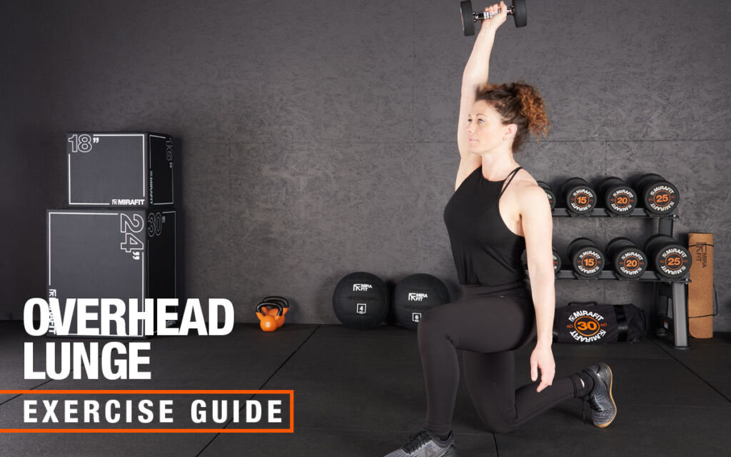 Mirafit Dumbbell Overhead Lunge