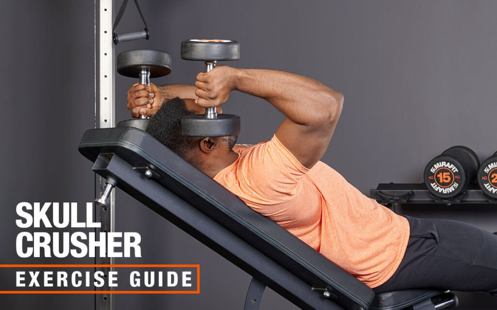 Mirafit Dumbbell Skull crushers