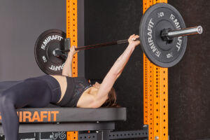 Bench Press on a Mirafit M3 Flat Powerlifting Bench