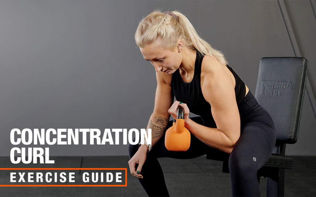 Mirafit Kettlebell Concentration Curl