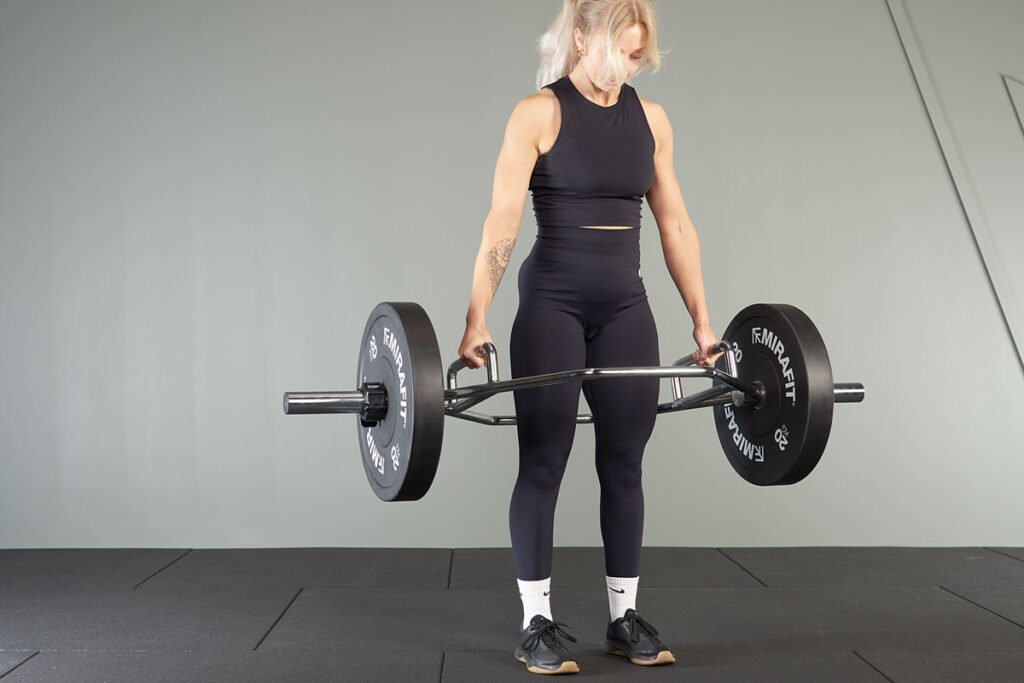 Mirafit 2" Olympic Trap Bar Trap Bar Deadlift using a Mirafit Trap Bar