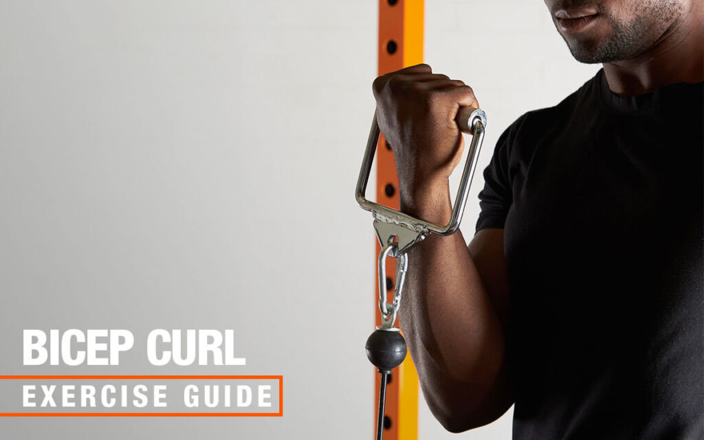 Mirafit Cable Machine Bicep Curl
