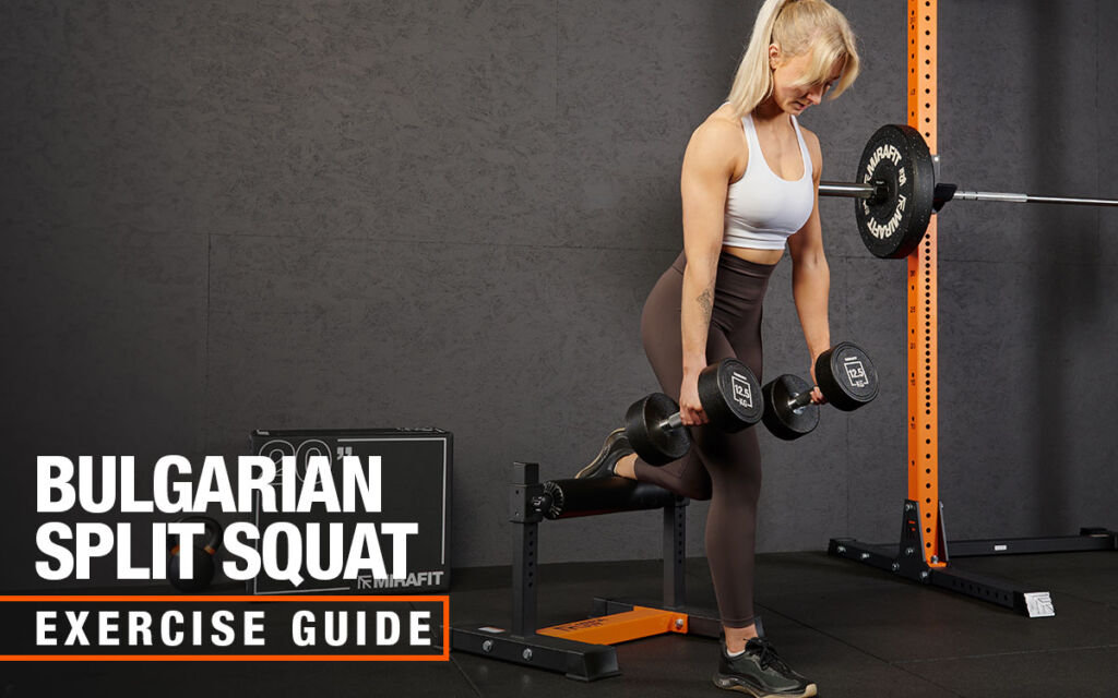 Mirafit Dumbbell Bulgarian Split Squat
