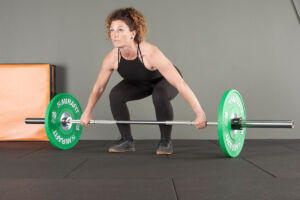 Snatch with Mirafit Olympic Weight Plates
