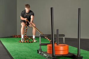 Sled Pull with a Mirafit Weight Sled