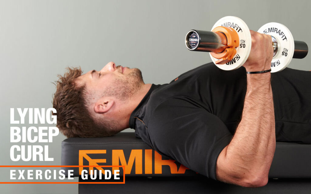 Mirafit Dumbbell Lying Bicep Curl