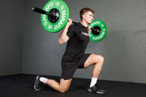 Mirafit Barbell Reverse Lunge to Knee Drive