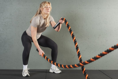 Elevator waves with Mirafit Battle Rope