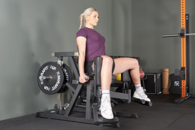 Hip Abduction using Mirafit Hip Abductor Machine