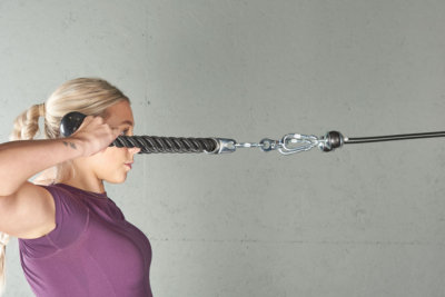 Face Pull with a Mirafit Cable Machine