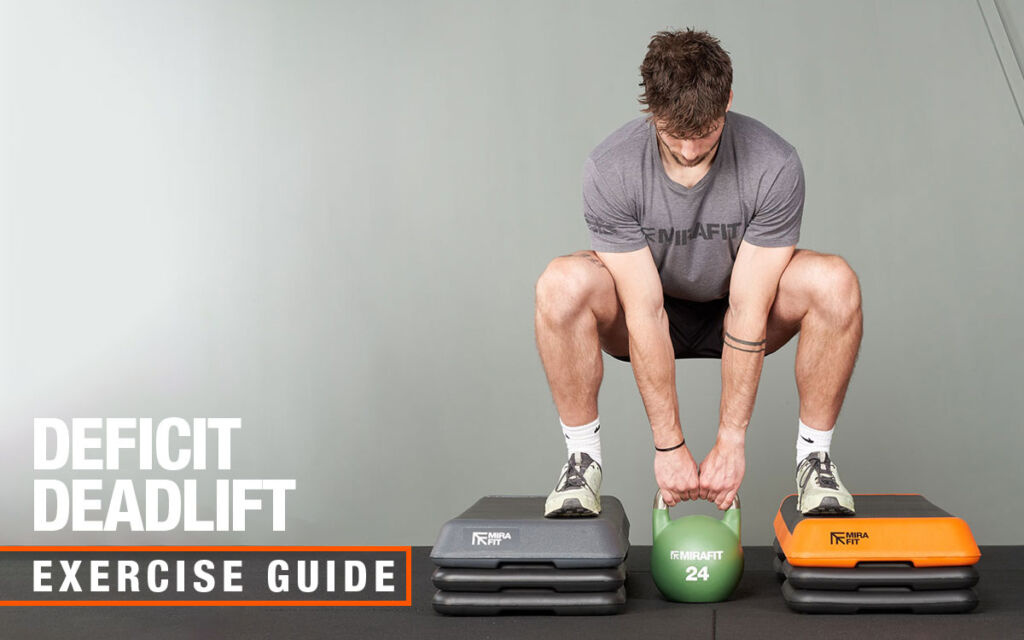 Mirafit Kettlebell Deficit Deadlift