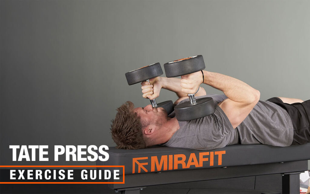 Mirafit dumbbell Tate press
