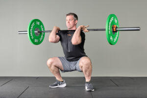 Mirafit Squat to Press with M3 Barbell