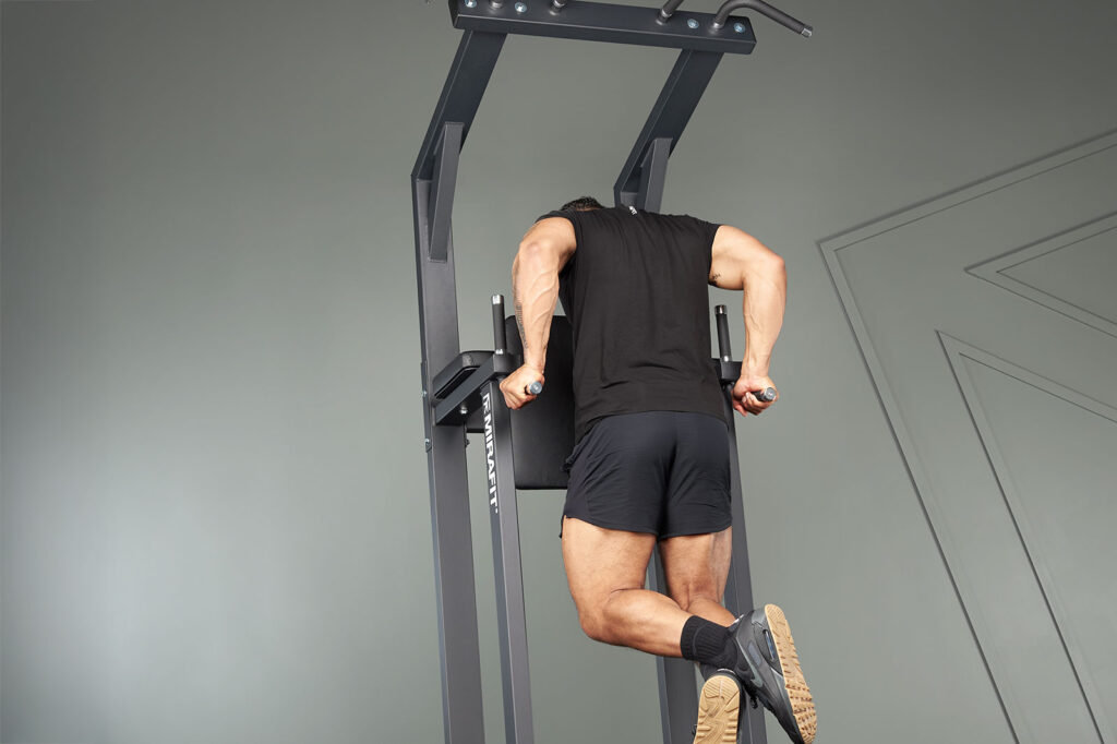 Tricep dip on a Mirafit Commercial VKR Machine