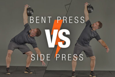 Mirafit Kettlebell bent press vs kettlebell side press