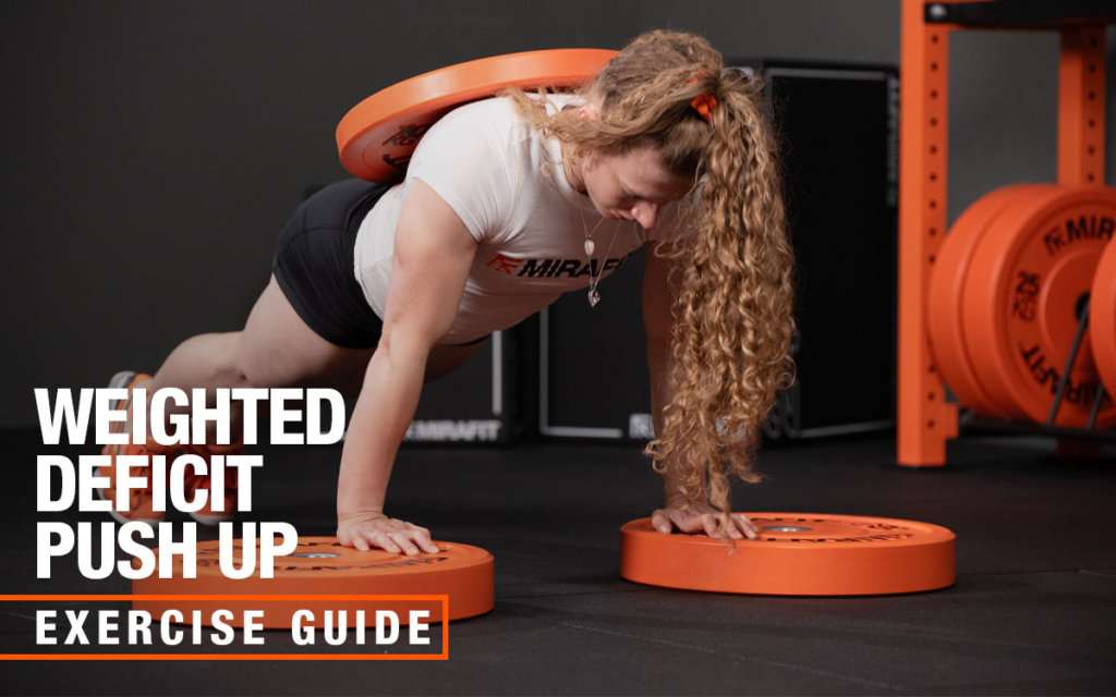 Mirafit weighted deficit push up