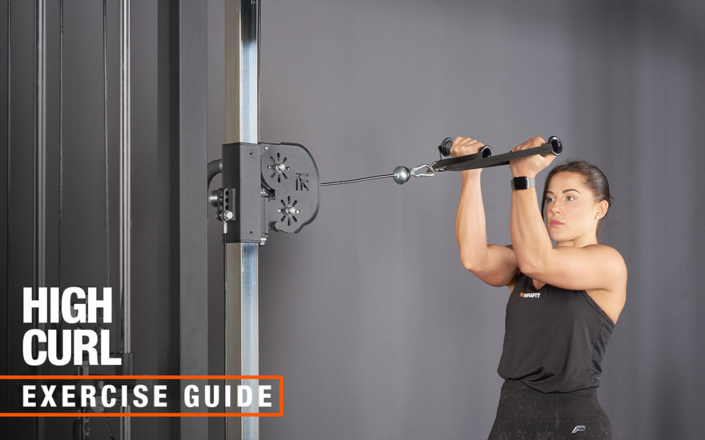 Mirafit cable machine high curl
