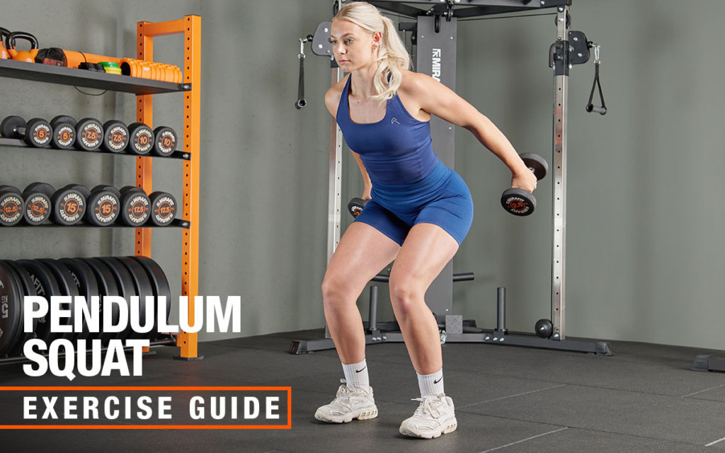 Mirafit Dumbbell Pendulum Squat