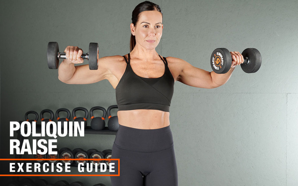 Mirafit dumbbell Poliquin raise