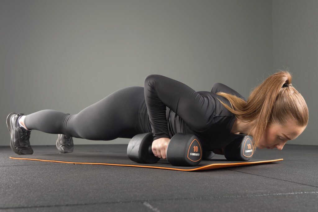 Mirafit studio dumbbell hand weights push up