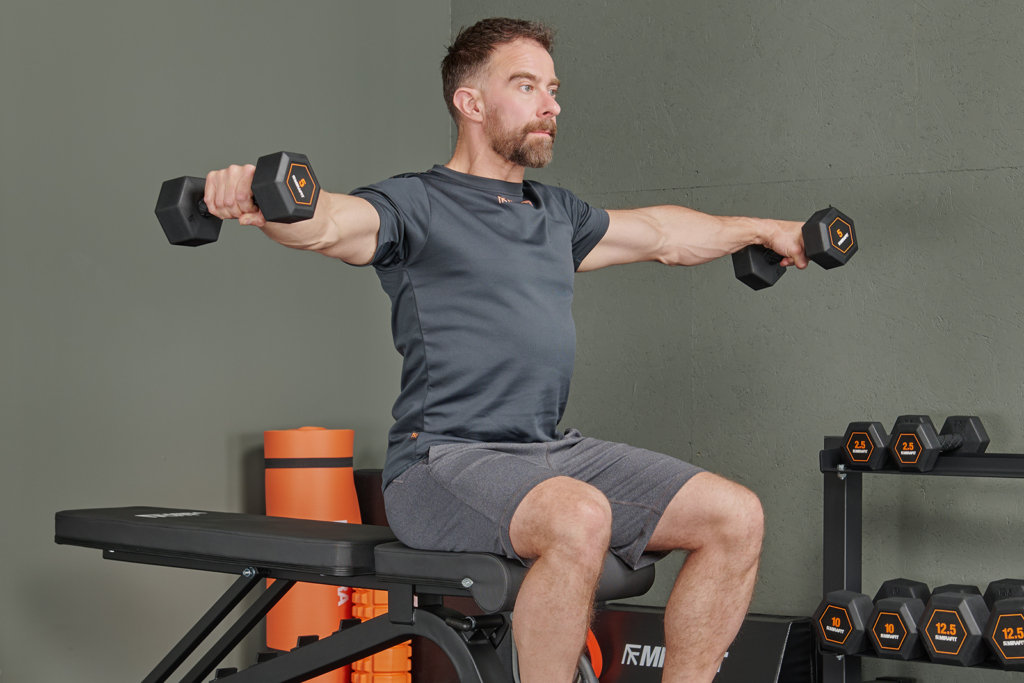 Build Muscle with Only Dumbbells and a Bench