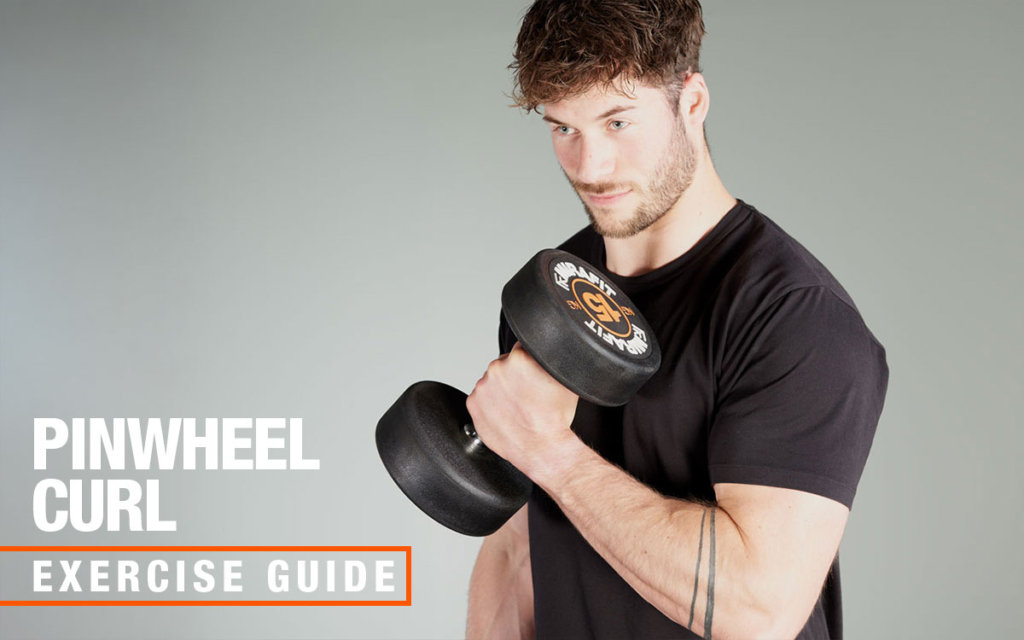 Mirafit dumbbell pinwheel curl