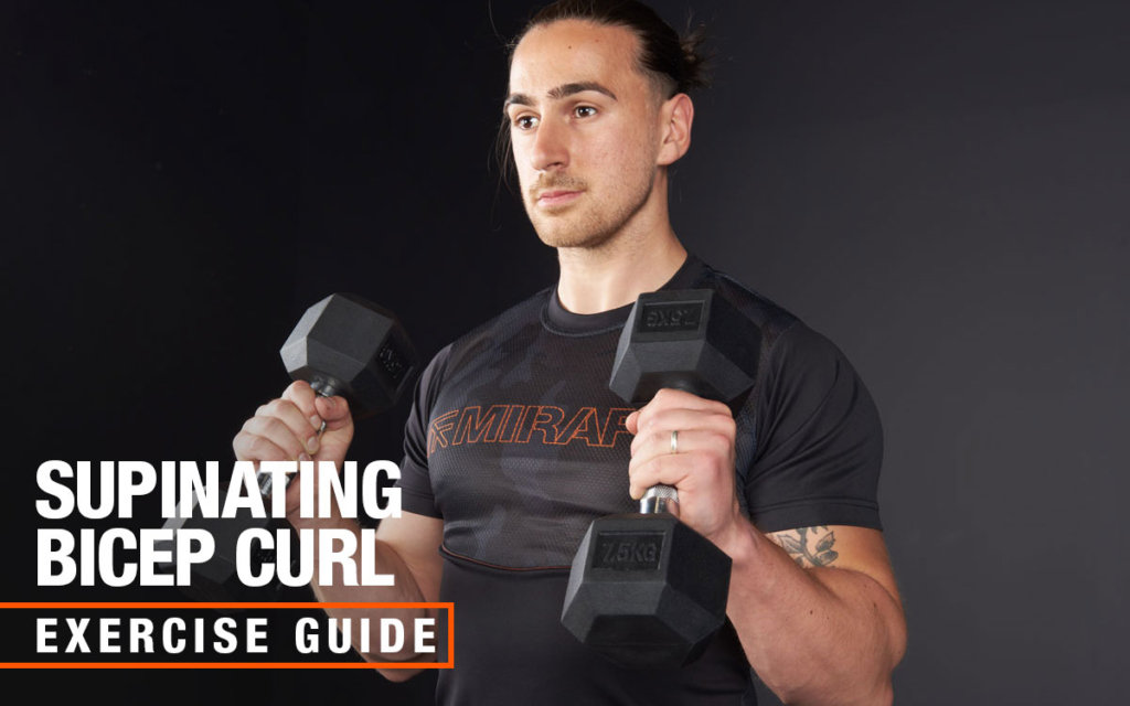 Mirafit dumbbell supinating bicep curl
