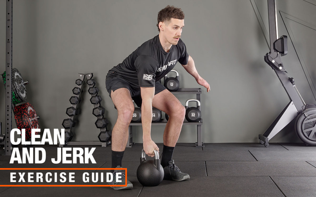 Mirafit kettlebell clean and jerk