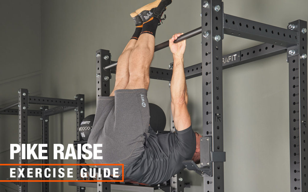 Mirafit pull up bar pike raise