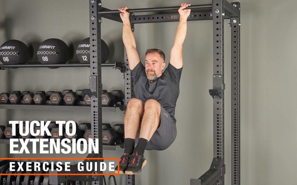 mirafit pull up bar tuck to extension