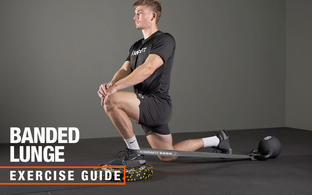 Mirafit resistance band lunge