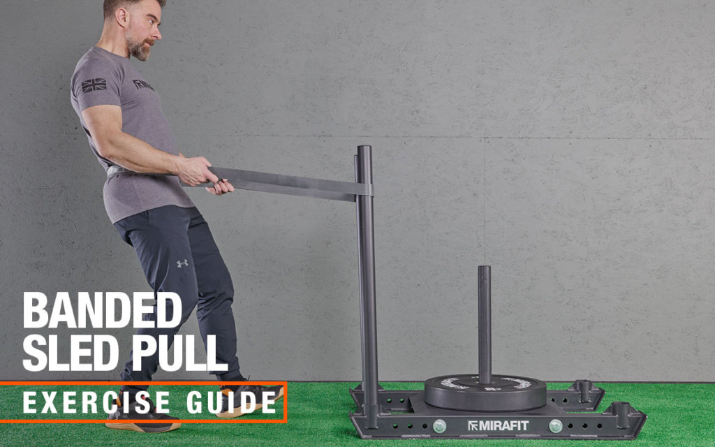 mirafit resistance band sled pull