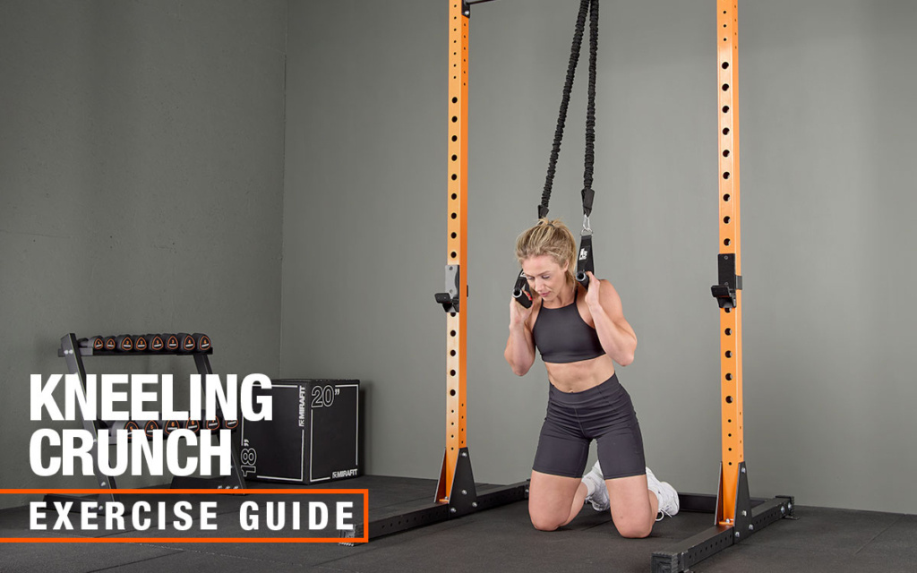 Mirafit resistance tube kneeling crunch