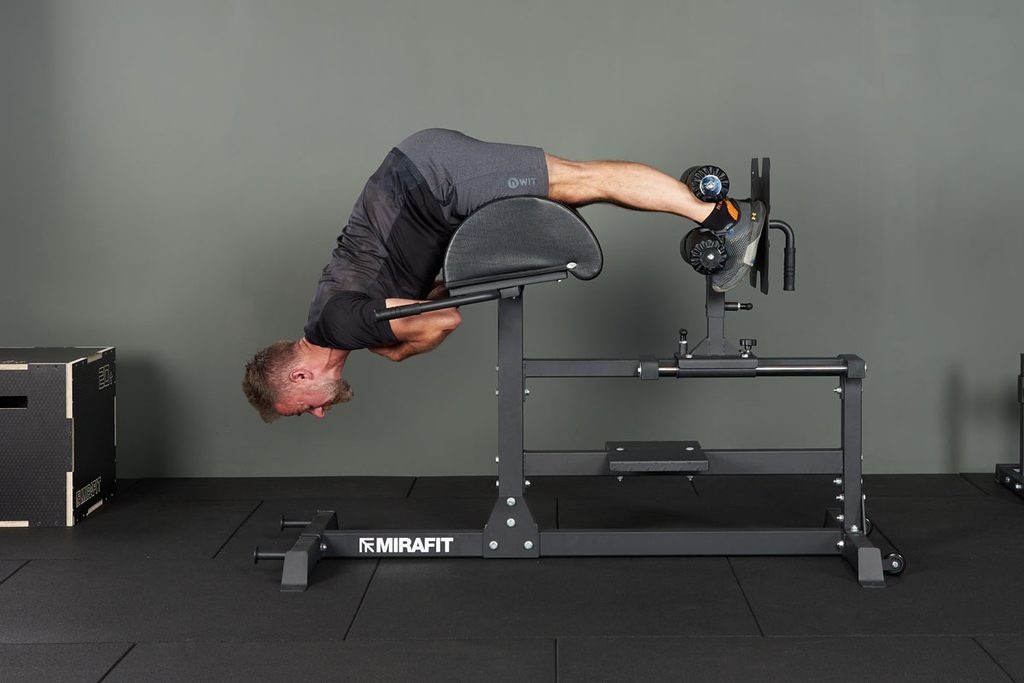 Mirafit M3 GHD Machine Back extension on a Mirafit M3 GHD Machine