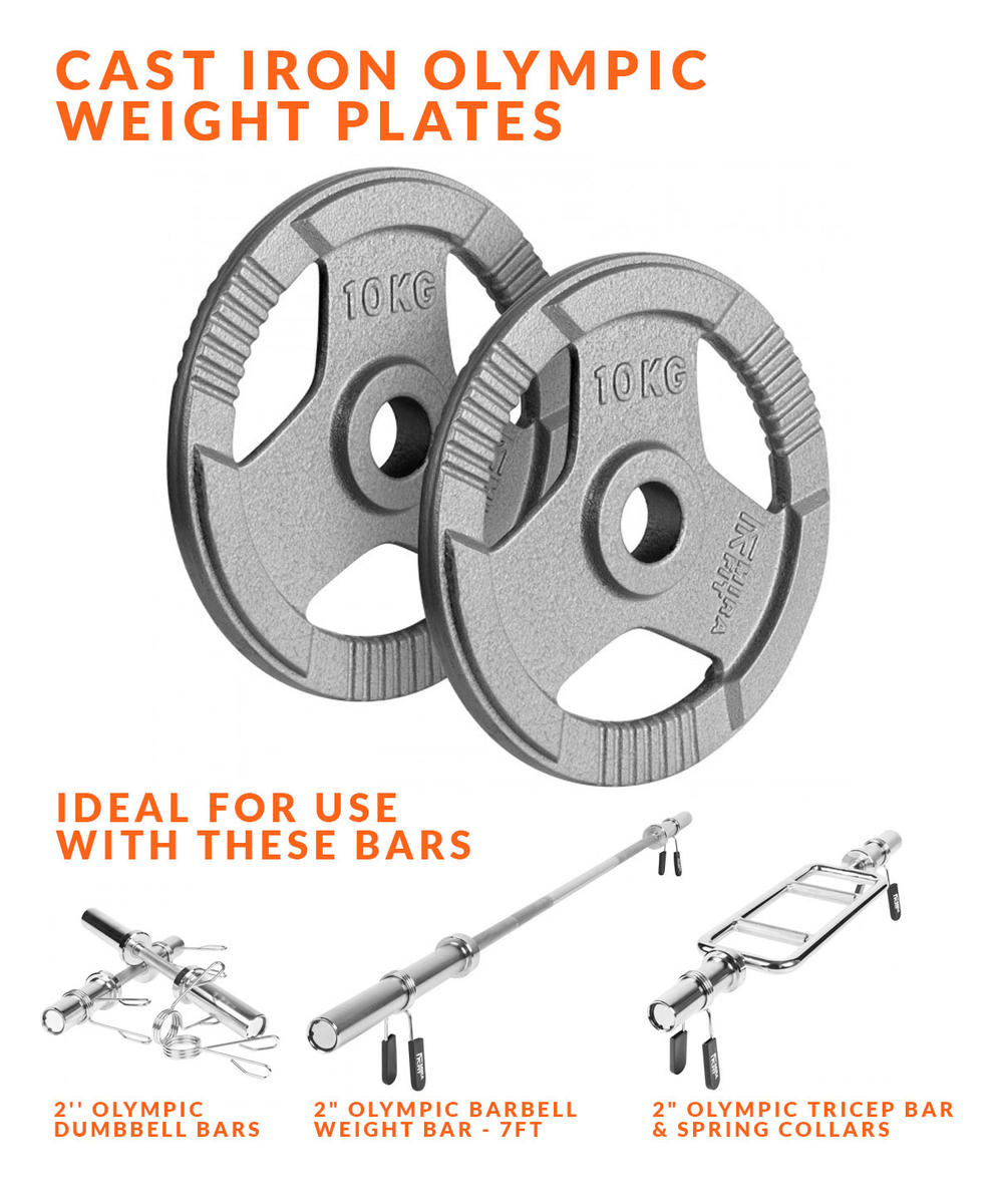 Best weight plates for beginners - Cast iron olympic plates